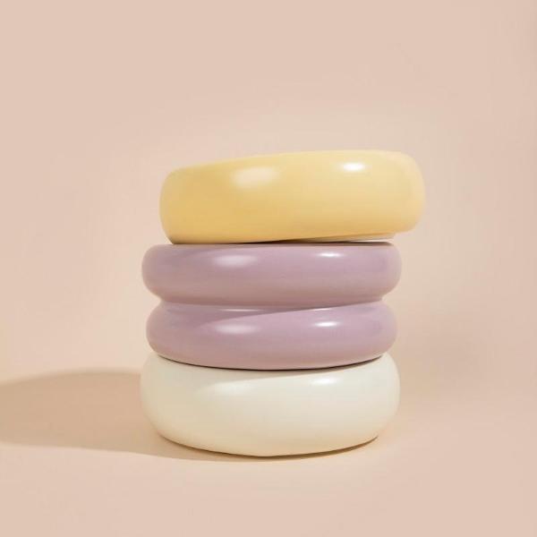 Donut Ceramic Pet Bowl (Single layer / Double layer)