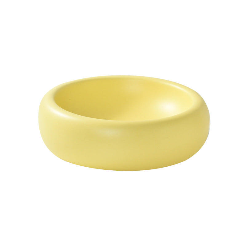 Donut Ceramic Pet Bowl (Single layer / Double layer)