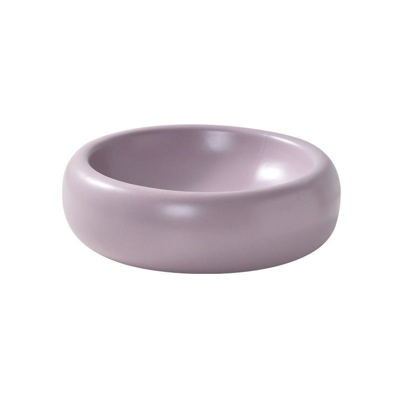 Donut Ceramic Pet Bowl (Single layer / Double layer)