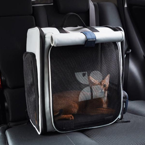 Expandable Pet Carrier Backpack & Pet Tent 2-in-One