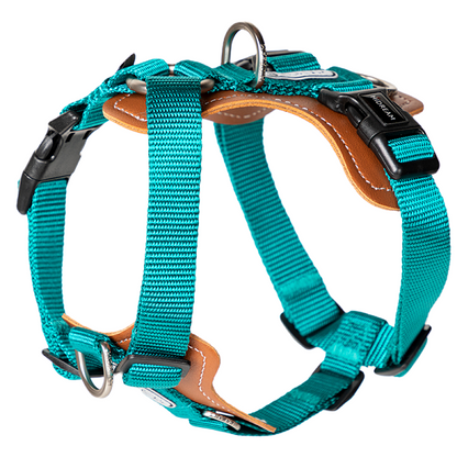 BoBo Series - I Shape Dog Leather Harness