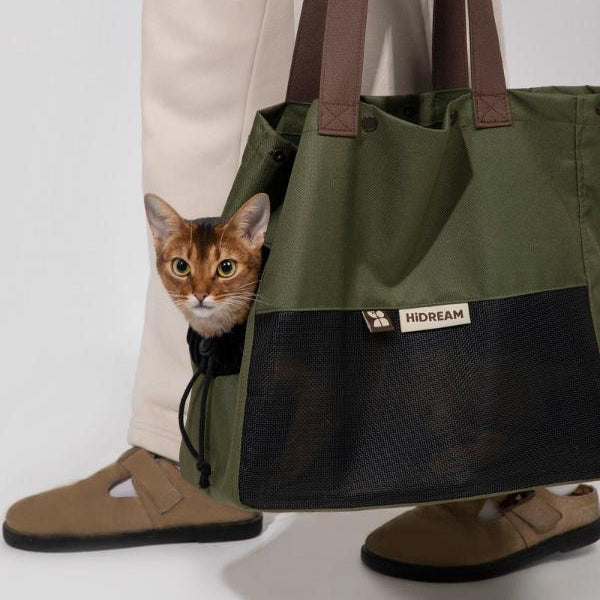 Pet One-shoulder Canvas Outing Bag