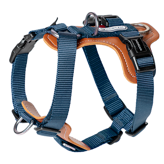 BoBo Series - I Shape Dog Leather Harness