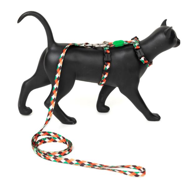 Colorful Series - I Shape Cat Harness & Leash