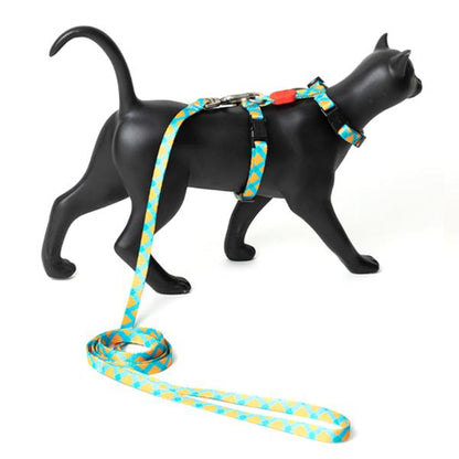 Colorful Series - I Shape Cat Harness & Leash