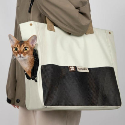 Pet One-shoulder Canvas Outing Bag